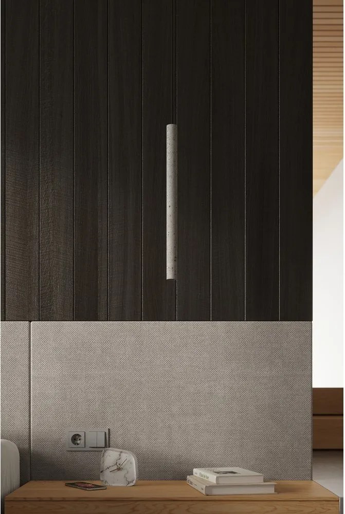 Sivé betónové závesné svietidlo ø 19,5 cm Fideus – Sollux