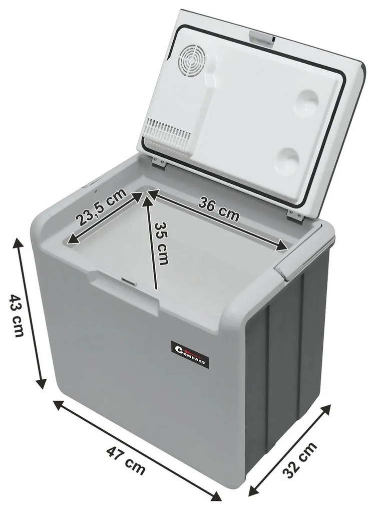 Compass Chladiaci box Tampere 230 V/12 V, 30 l