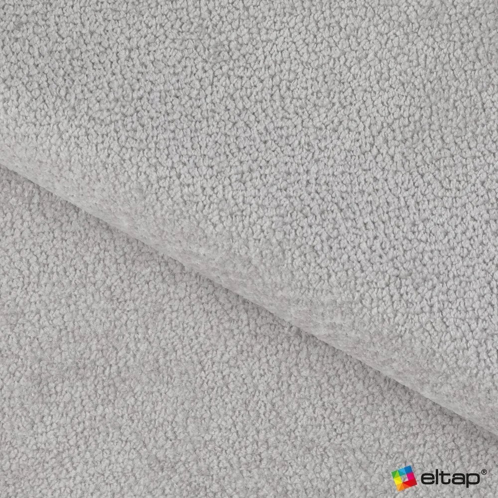 Sivá čalúnená dvojlôžková posteľ s úložným priestorom s roštom 180x200 cm Dizzle – ELTAP