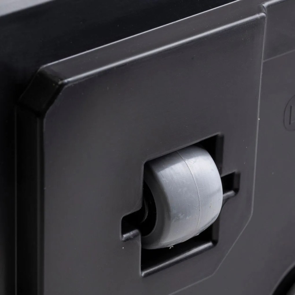 Květináč na kolečkách BETONIQUE 60x40 cm černý