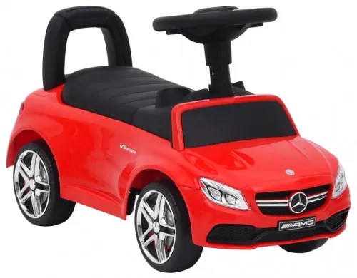 vidaXL Odrážacie auto Mercedes-Benz C63 červené-