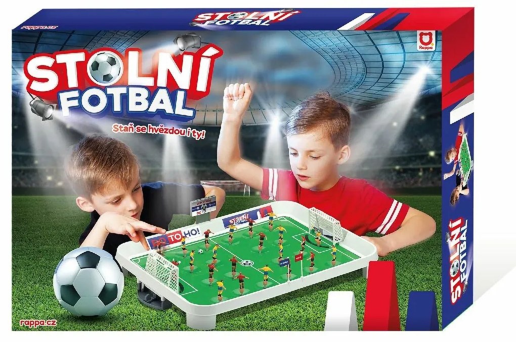 Stolná hra Futbal s českými popismi, 53 cm