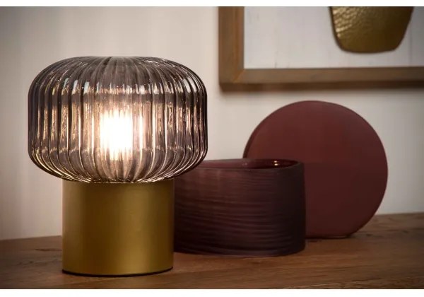 Lucide 78595/01/02 - Stolná lampa JANY 1xE14/25W/230V zlatá