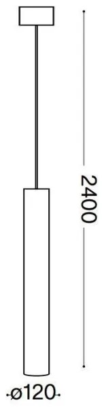 Ideal Lux - LED Luster na lanku LOOK 1xGU10/10W/230V čierna