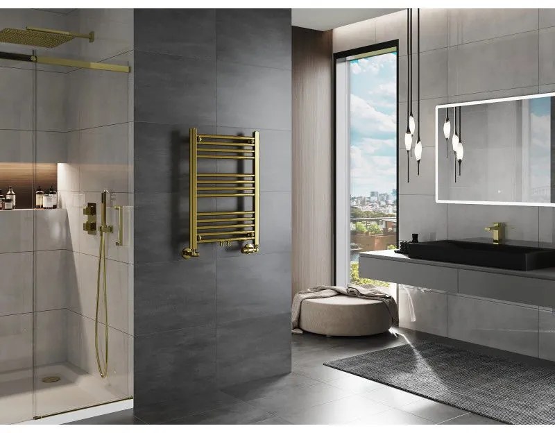 Mexen Mars, vykurovacie teleso 700x500 mm, 224 W, zlatá lesklá, W110-0700-500-00-50