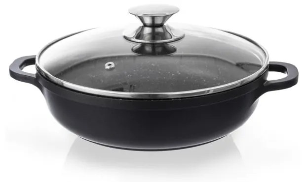 Kastról s nepriľnavým povrchom Pfluon Granit so sklenenou pokrievkou Orion Grande, ⌀ 28 cm