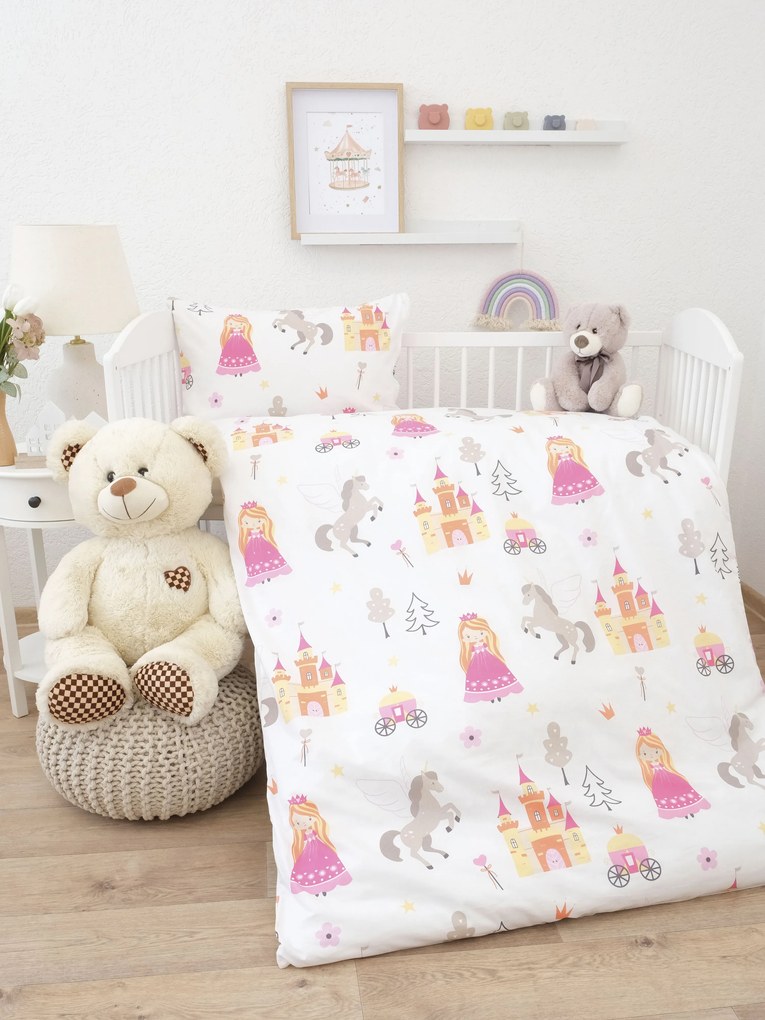 Bavlnené obliečky Renforcé do postieľky - Kúzelné kráľovstvo