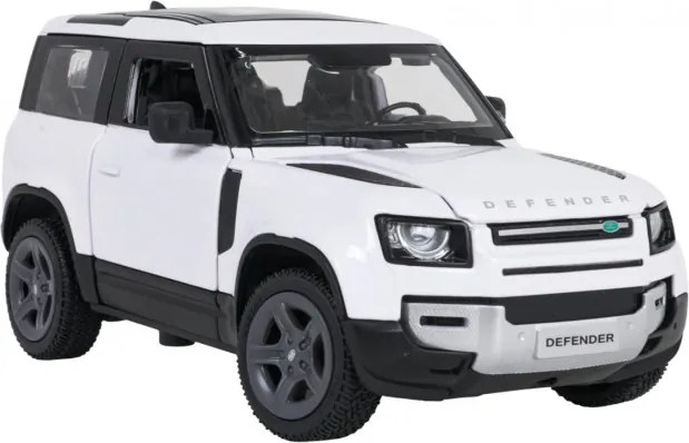 Model auta Land Rover Defender 90 1:24 RASTAR biely