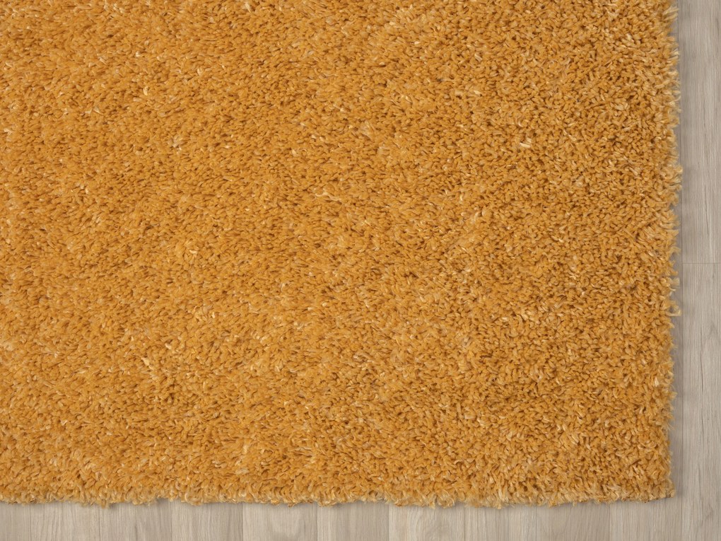 My Flair, Kusový koberec My Shaggy goldgelb, 100x150, žltá, chodba / predsieň