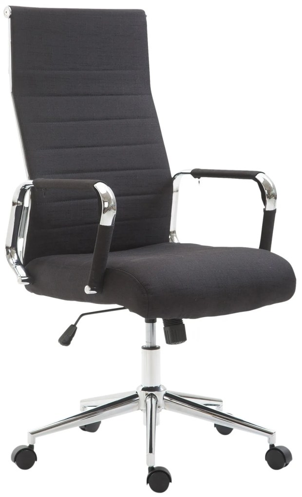 Design-Shop Kancelárska stolička Kolumbus - látka - Čierna
