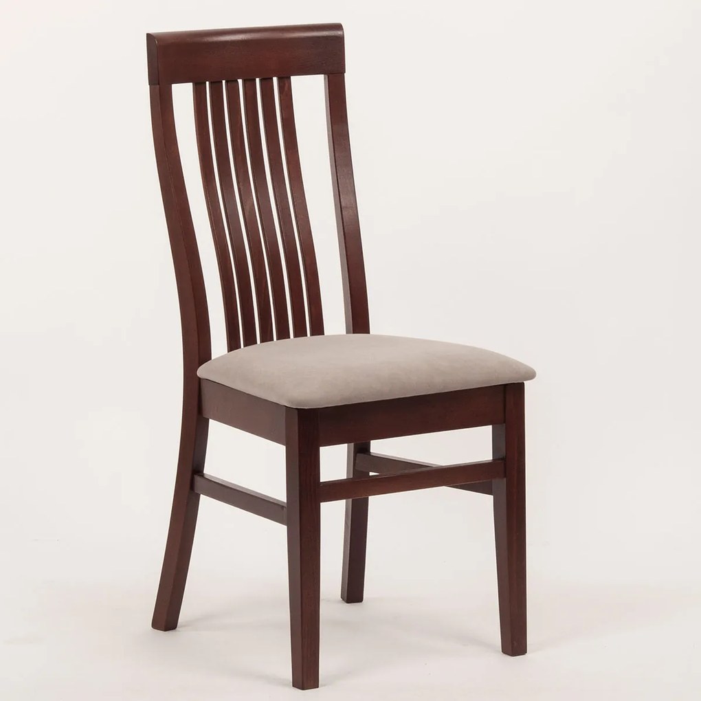 Stima Buková jedálenská stolička Takuna Vyberte odtieň ->: Buk, Vyberte látku ->: VELVET antracite 62