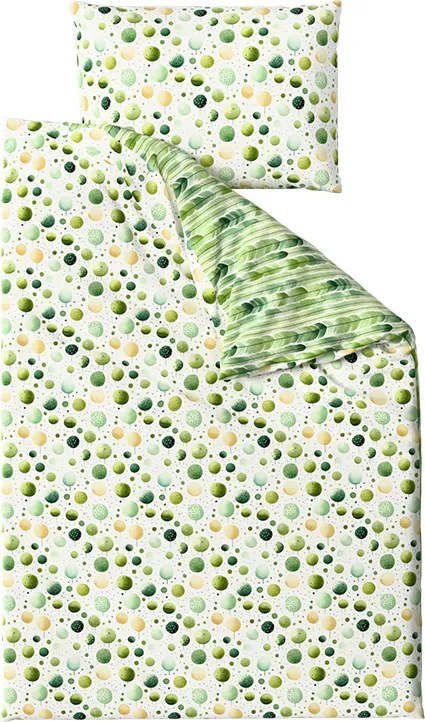 Polybavlnené obliečky GREEN TREES POLY zelené Rozmer obliečky: 70 x 90 cm | 140 x 200 cm