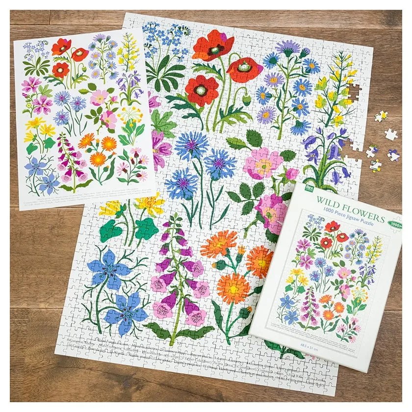 Puzzle (počet dielikov 1000) Wild Flowers – Rex London