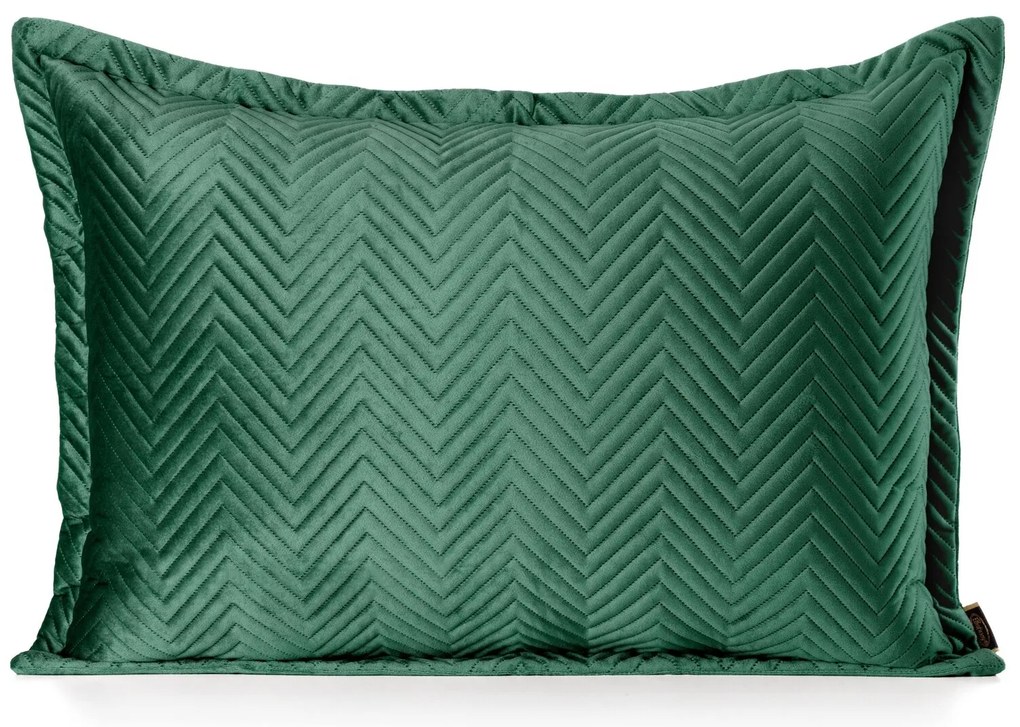 DEKORAČNÁ OBLIEČKA NA VANKÚŠ SOFIA 50X70 CM TMAVOZELENÁ