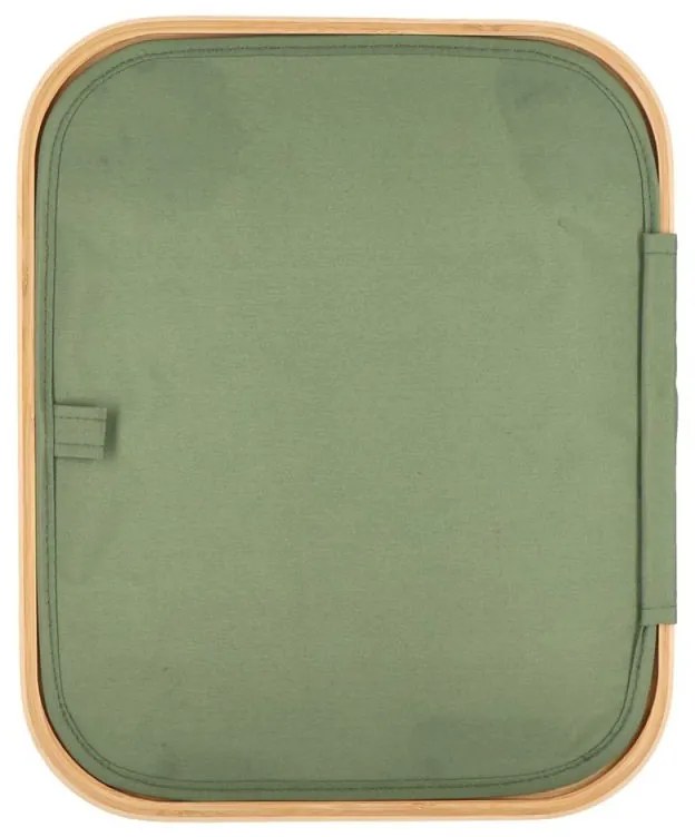 Kôš na bielizeň NOLVIO 50 L, zelený