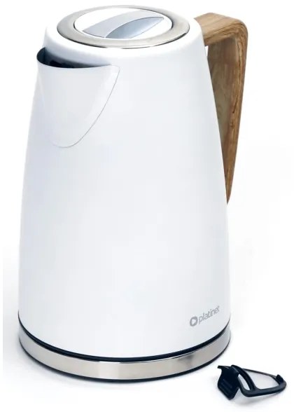 Rýchlovarná kanvica 1,7 l 2400W/230V nerez/biela