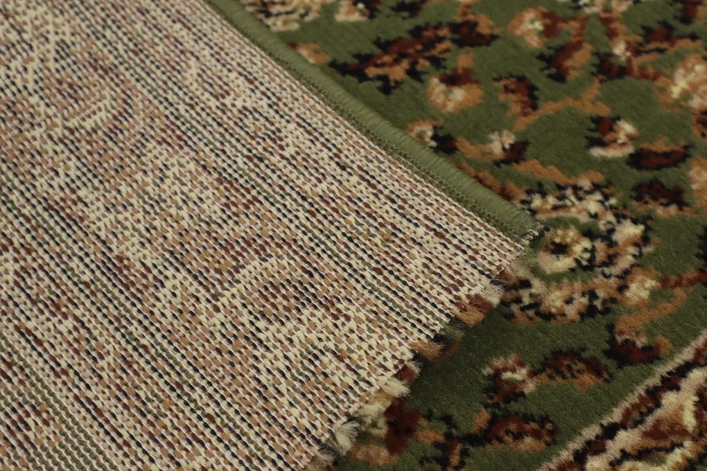 Behúň na mieru Samira New 12003-023 green, šíre 120 cm, zelená, chodba / predsieň, Weltom