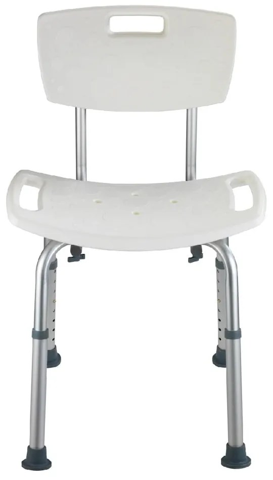 Sedacia stolička s operadlom do sprchy Wenko Stool With Back, 54 × 49 cm