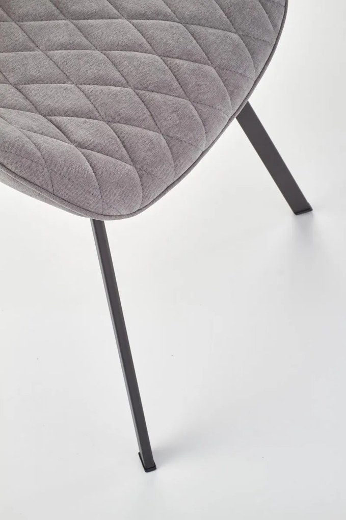 Dizajnová stolička Eviana sivá