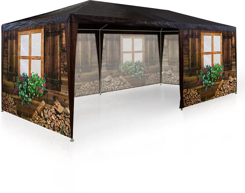 Party-stan OKTOBERFEST, 6x3m, viacfarebná Casaria