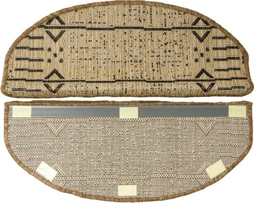 Nášľap na schody Terra Aztec 04 línie, béžový / grafitový