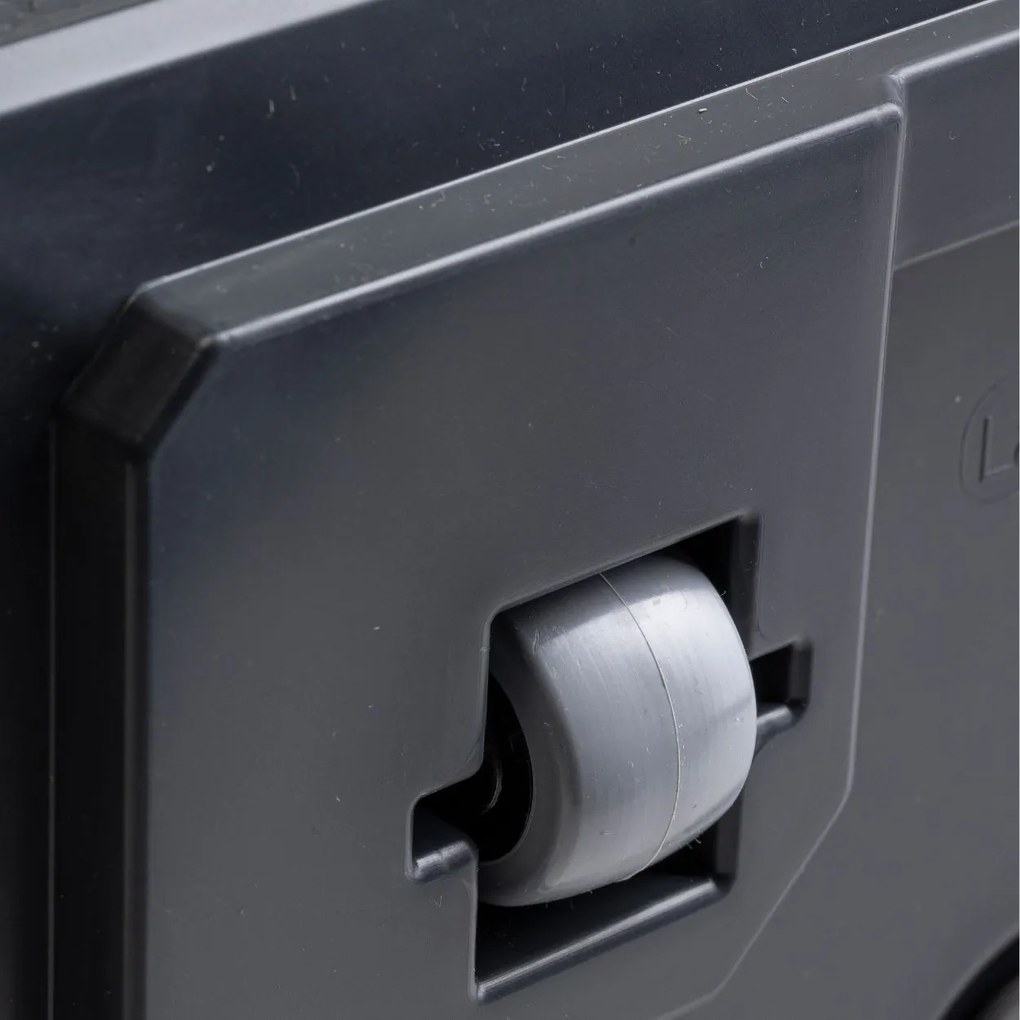 Květináč na kolečkách BETONIQUE 40x40 cm beton černý