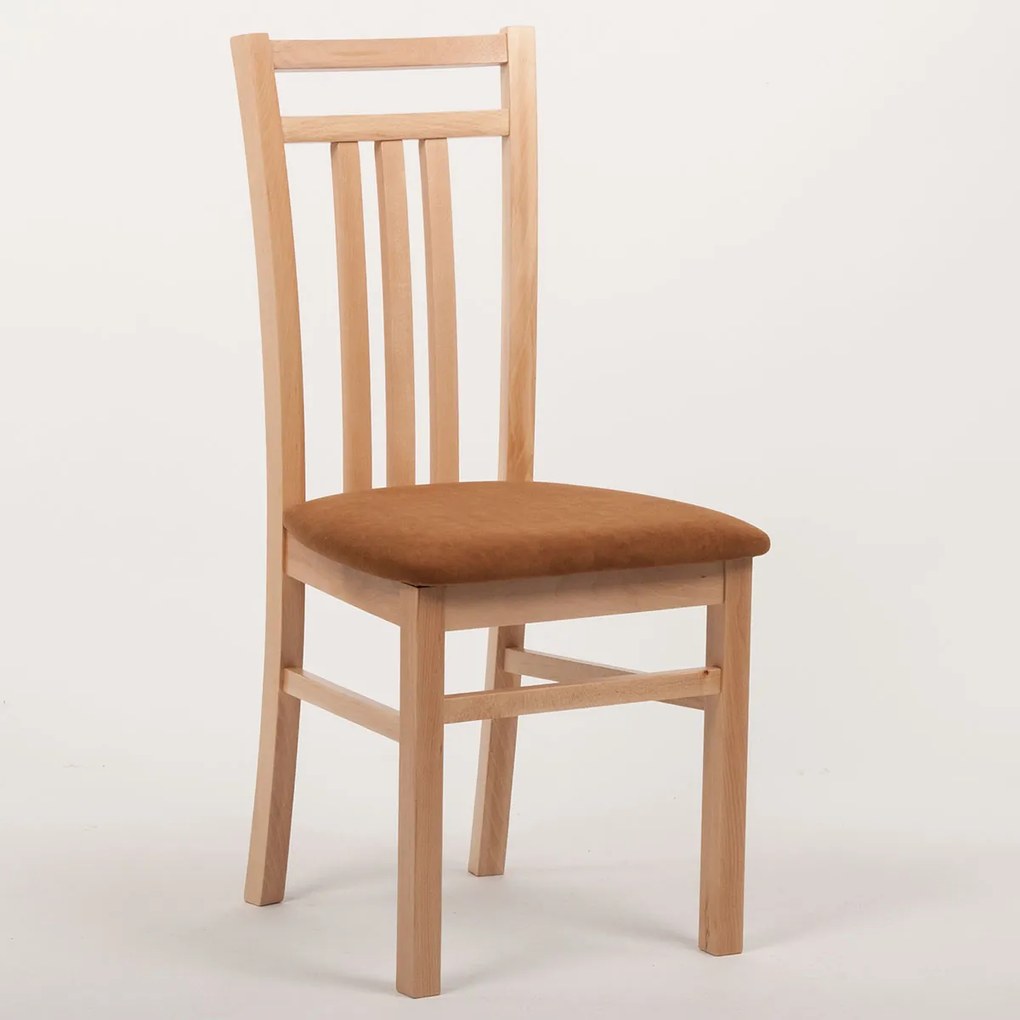 Stima Stolička LOTY Vyberte odtieň ->: Buk, Vyberte látku ->: VELVET terracota 44