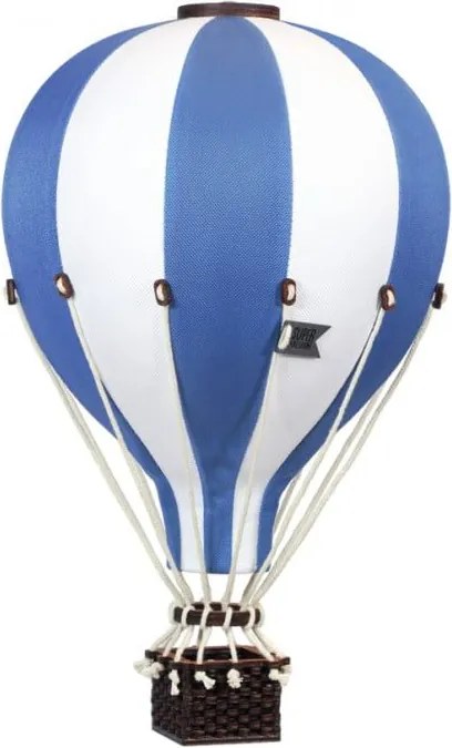 Dekoračný lietajúci balón bordová/béžová – dekorácia do detskej izby M-33cm x 20cm