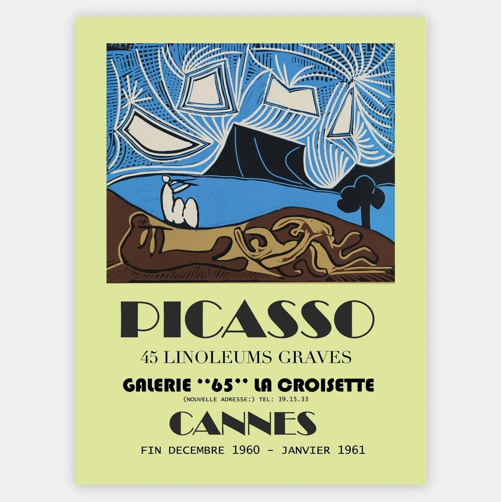 Plagát Cannes | Pablo Picasso