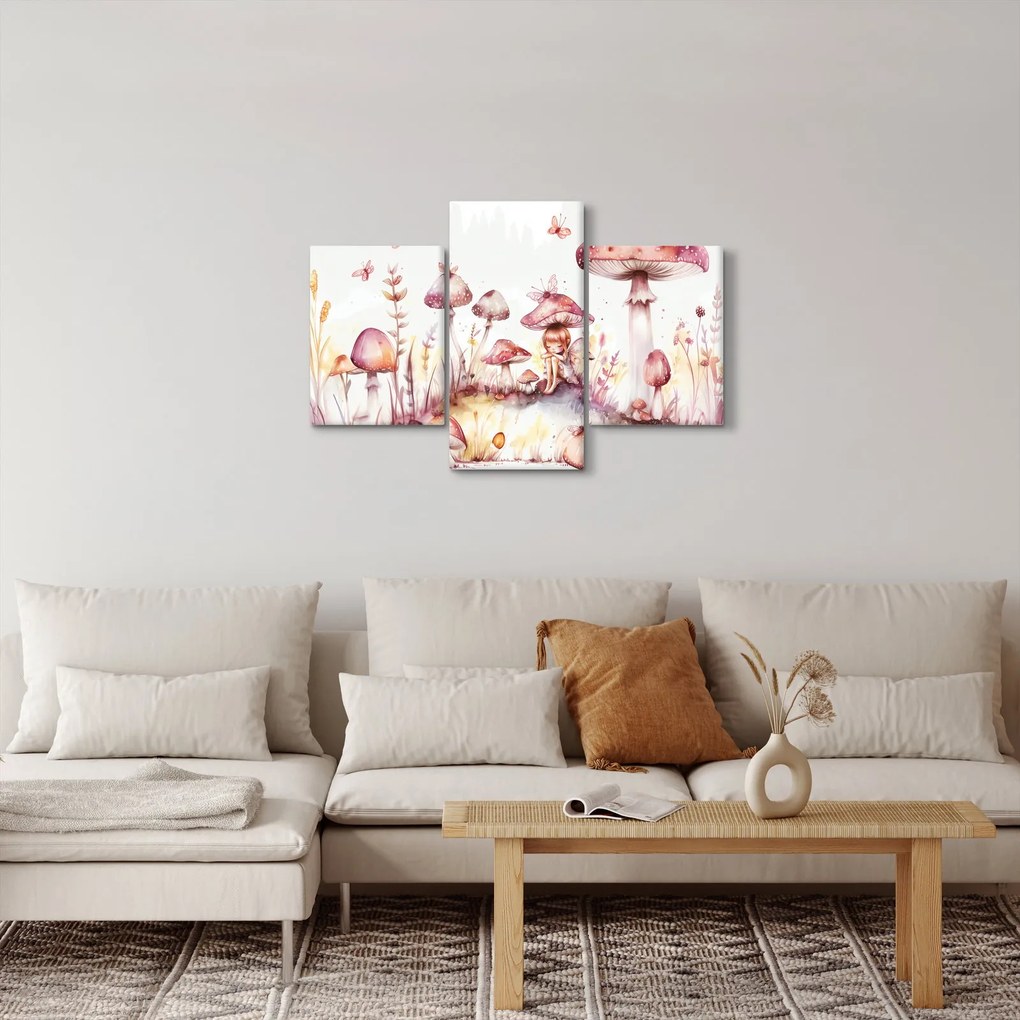 Obraz - Ružová víla (90x60 cm)