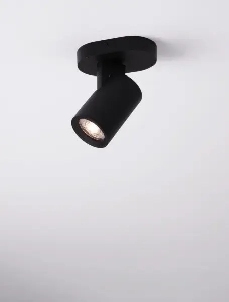 Minimalistické bodové svietidlo Esto Čierna