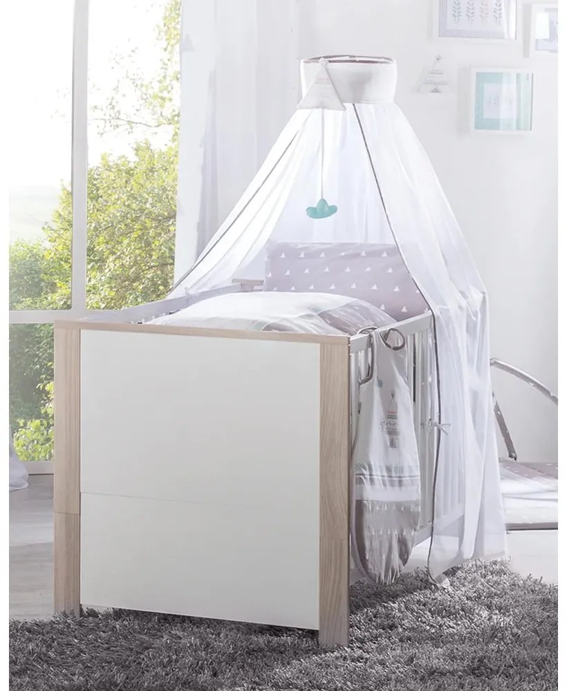 Postieľka v bielo-prírodnej farbe 70x140 cm Olaf – Roba