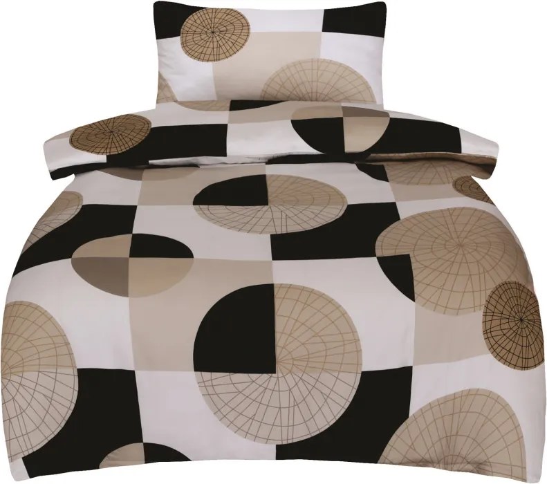 Jahu Bavlněné saténové povlečení DELUXE Twist 140x200, 70x90 cm