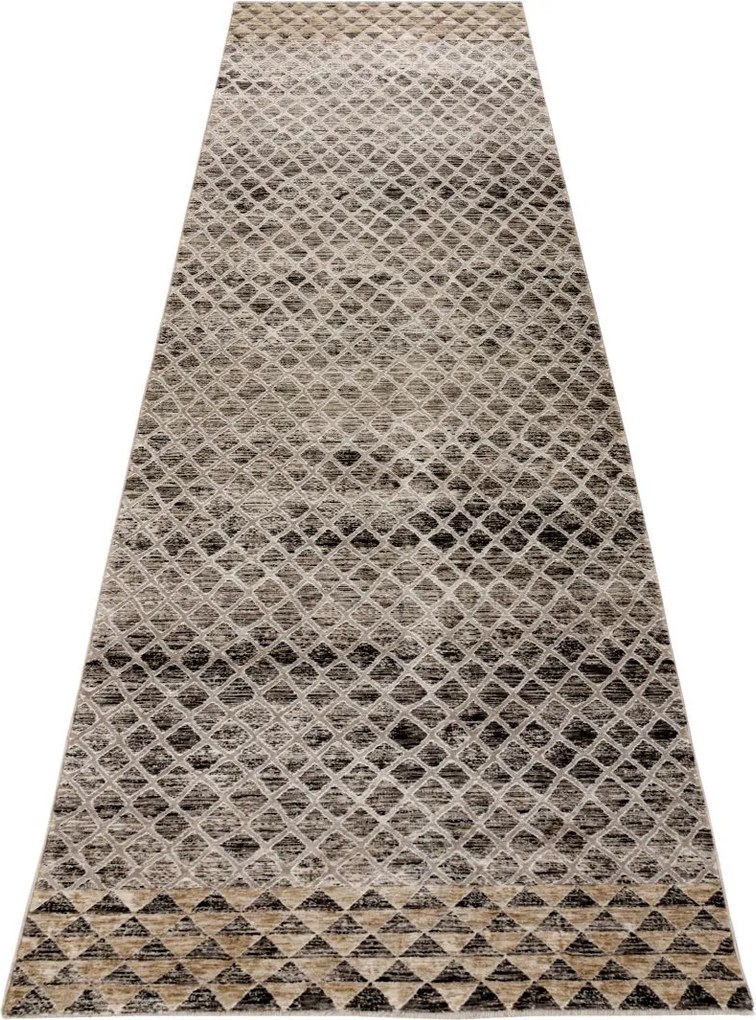 Obsession, Koberec behúň Bella 236 Grey, 80x300, šedá, chodba / predsieň
