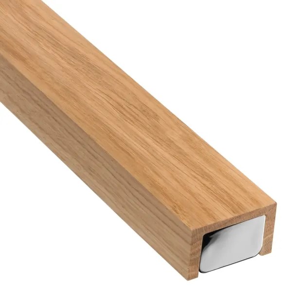 Brilagi-LED Kúpeľňové osvetlenie zrkadla WOODY MIRROR LED/15W/230V IP44 dub/chróm