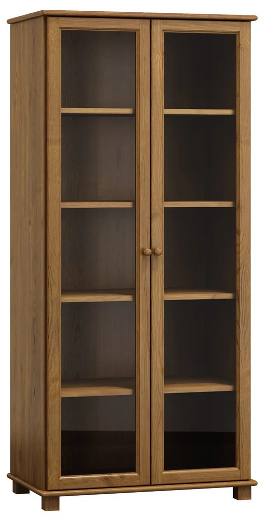 Vitrína RW106 90x42 cm Dub
