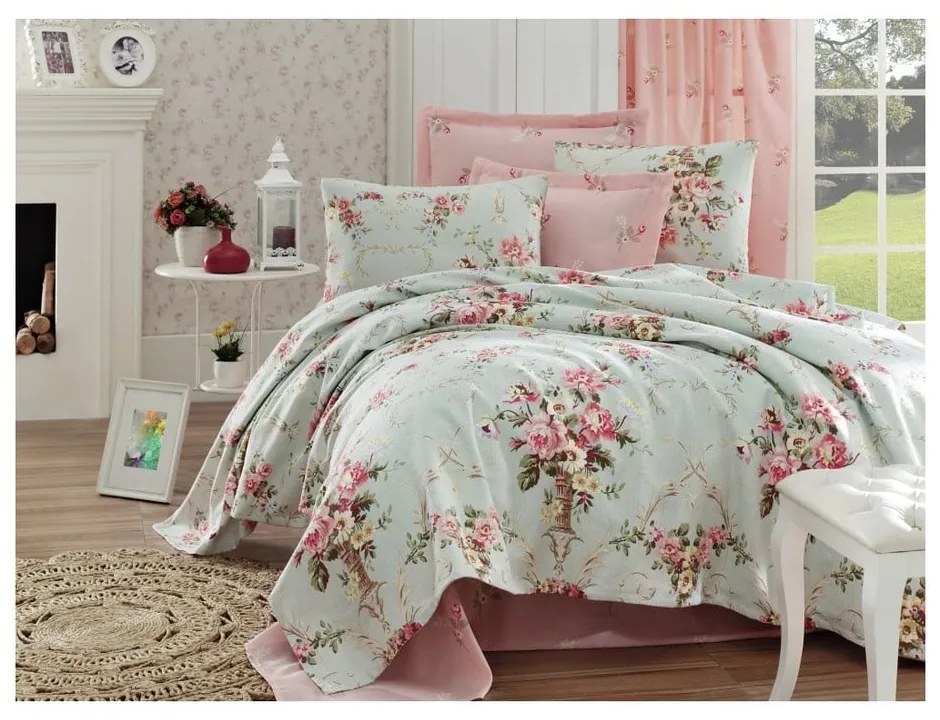 Tenká bavlnená prikrývka Romantic Breeze, 200 × 235 cm