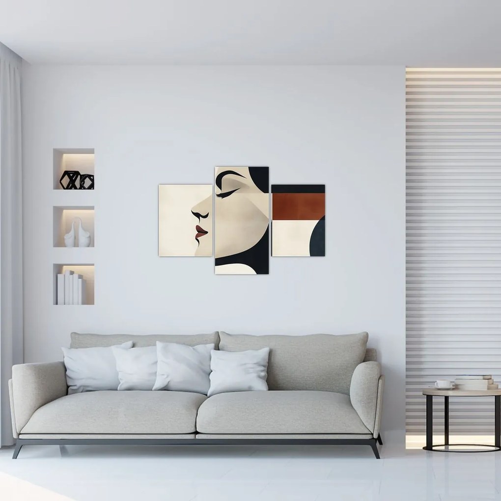 Obraz - Žena z profilu (90x60 cm)
