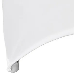 Biely obrus na cateringový stôl s rozmerom 180cm