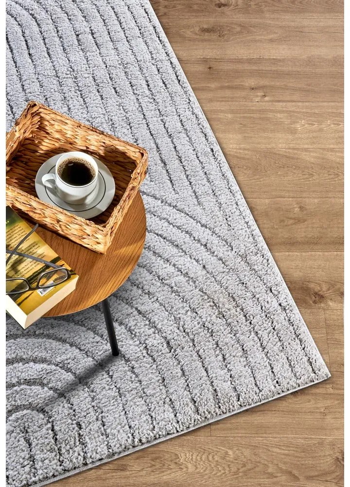 Svetlosivý koberec 120x170 cm Panglao New York Light Grey – Elle Decoration