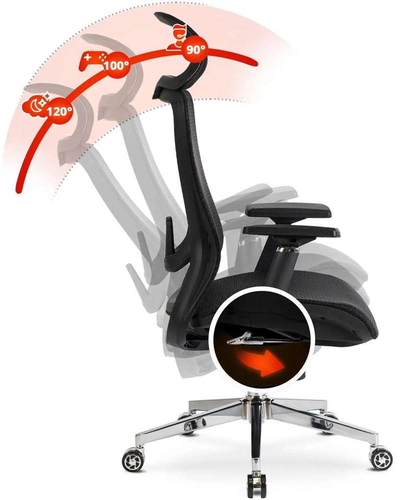 Kancelárska stolička Litos čierna