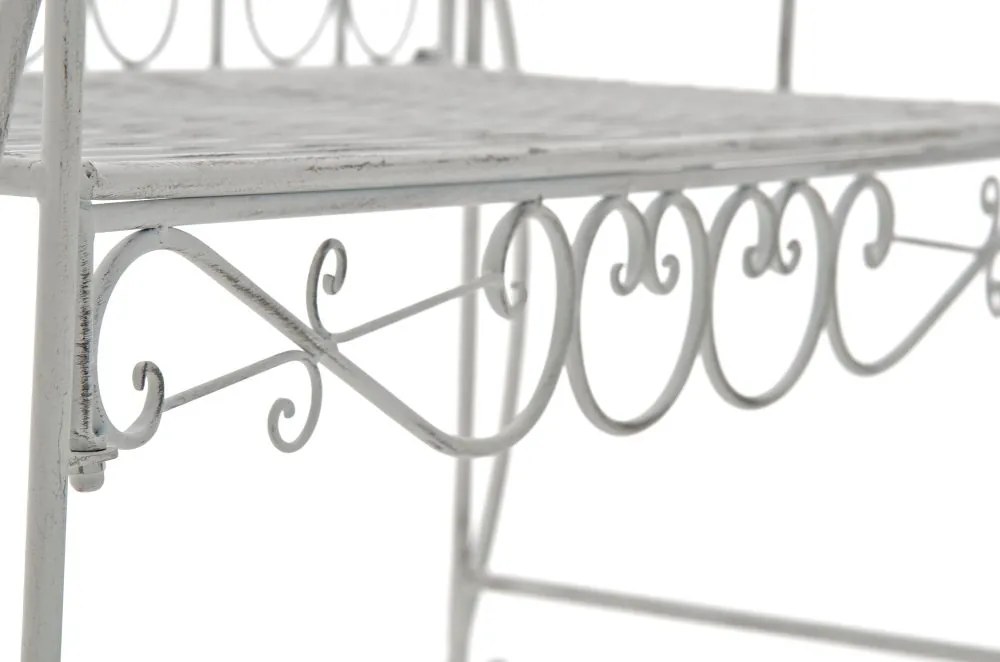 Záhradná lavička GS11173499 - Biela antik