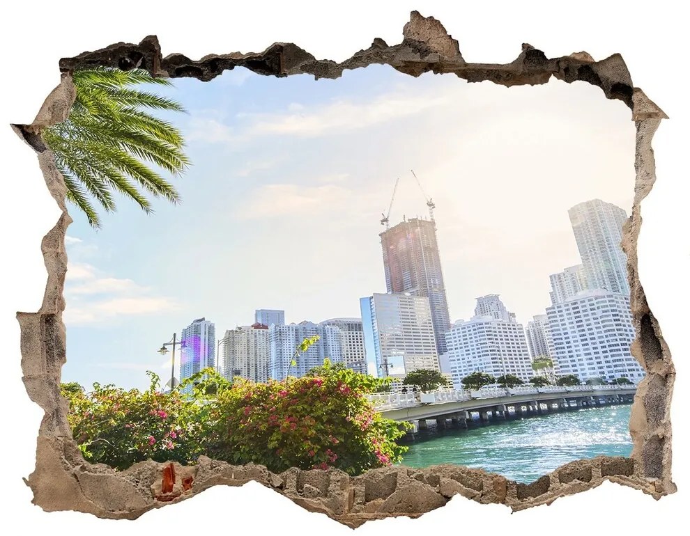 Fototapeta díra na zeď 3D Miami usa nd-k-189099838