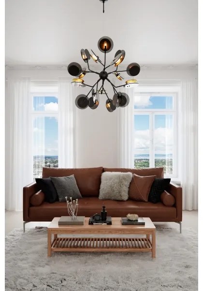 ByRydens 4202080-4002 - Luster na lanku TURNO 18xG9/4W/230V