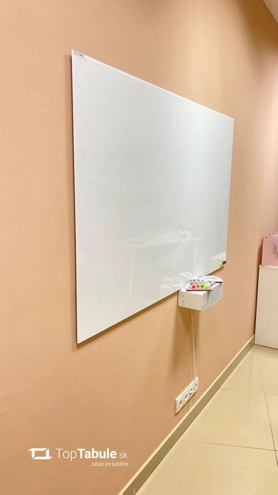 Toptabule.sk Sklenená magnetická tabuľa biela ULTRAWHITE 50x50 cm