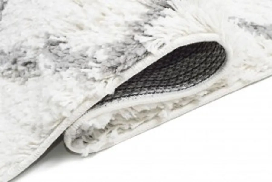 TA Koberec P129A KRÉMOVÁ/TMAVOSIVÁ BOHO Rozmer: 100x150 cm