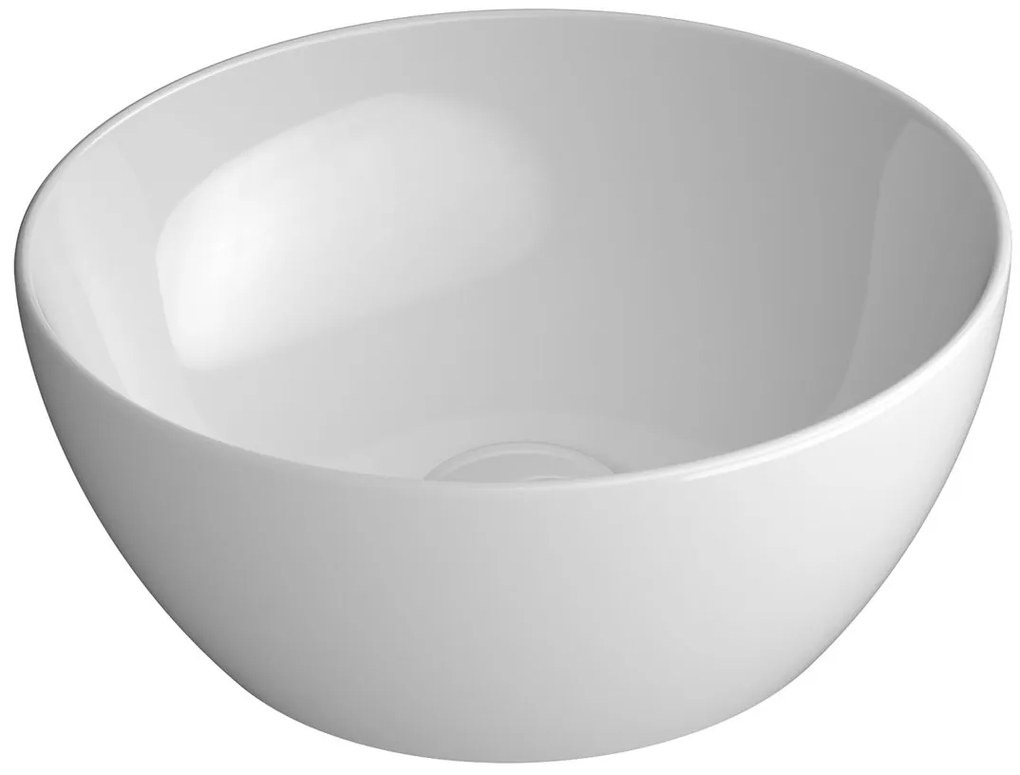 GSI GSI, PURA keramické umývadlo na dosku, priemer 32cm, biela ExtraGlaze, 885411