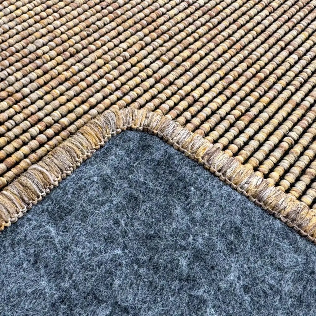 Vopi, Koberec behúň na mieru Nature NEW prírodný, šíre 100 cm, oranžová, kuchyňa