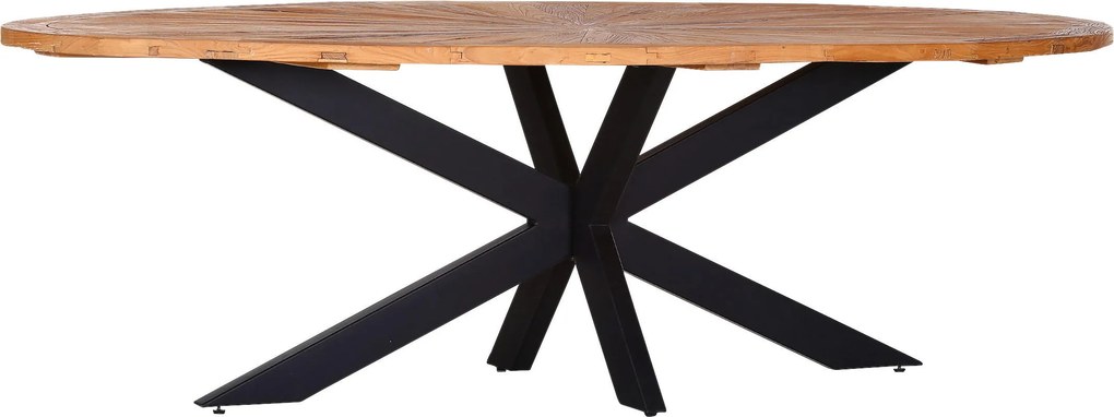 XXXLutz JEDÁLENSKÝ STÔL, brest, čierna, farba brestu, 254/135/78 cm Ambia Home - Stoly - 001877052502