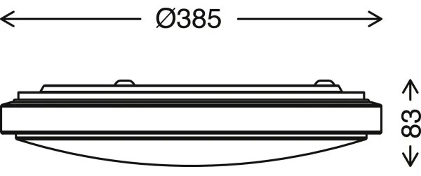 Brilo - LED Stmievateľné stropné svietidlo STARRY SKY LED/18W/230V 3000-6500K + DO